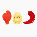 Seafood Boil Dog Toys, Pack of 3 S8983