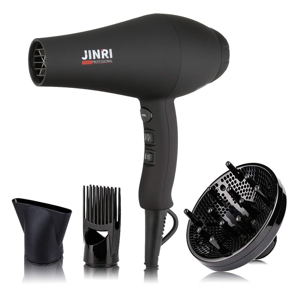 1875W Ionic Hair Dryer with Diffuser and Concentrator U798