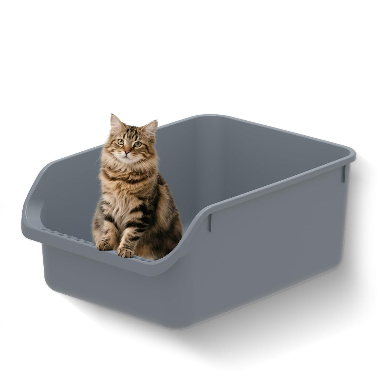 Large High Sided Plastic Cat Litter Box G16473