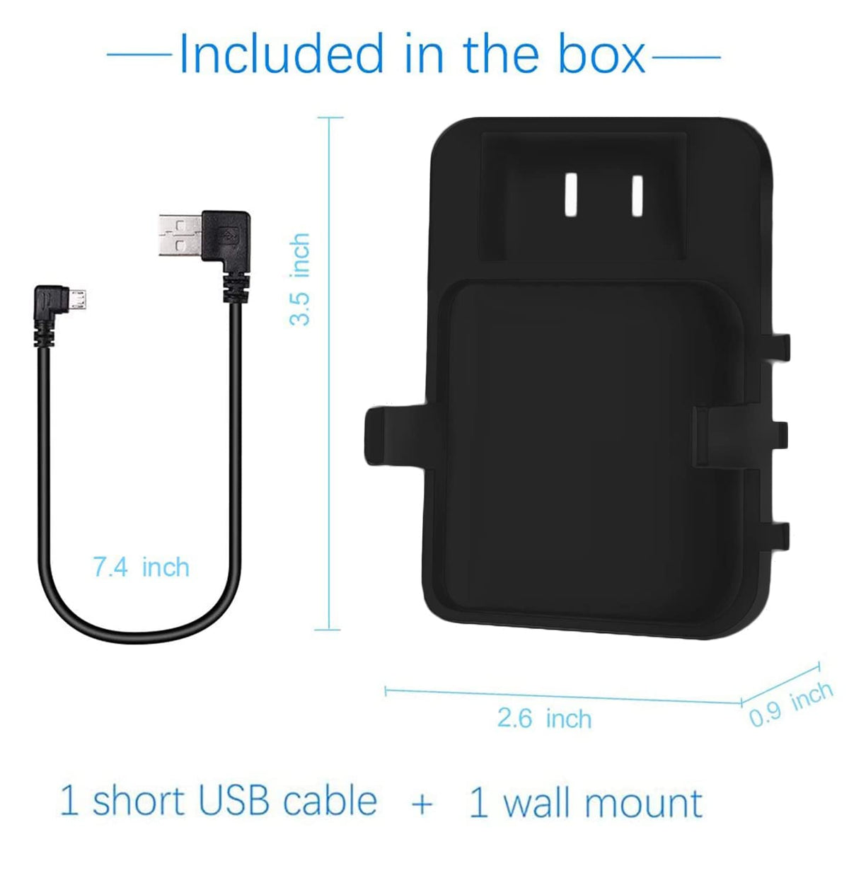 Wall Mount Bracket Holder for Camera (Black) B1537