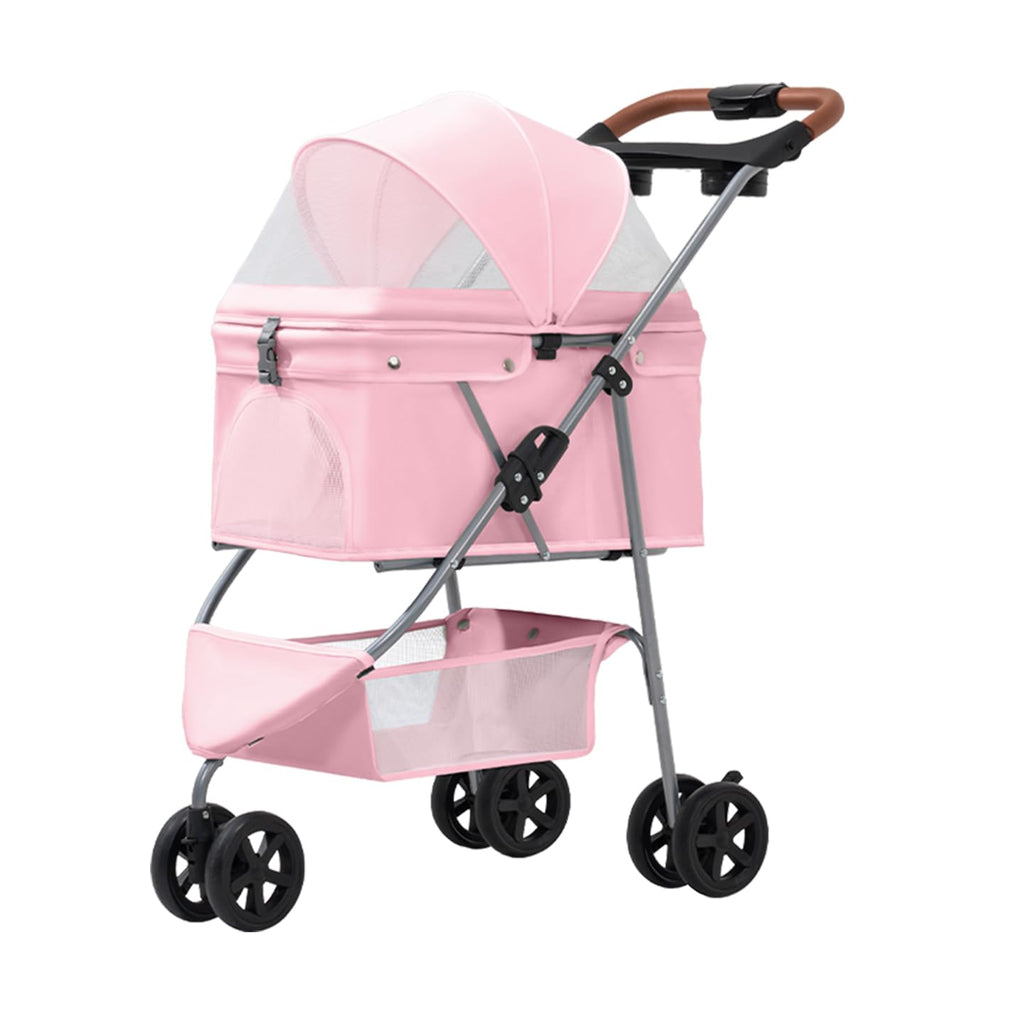 Pink Pet Stroller E6852