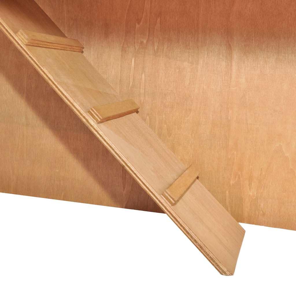2-Tier Outdoor Rabbit Hutch with Wood Frame and Ramp M4639