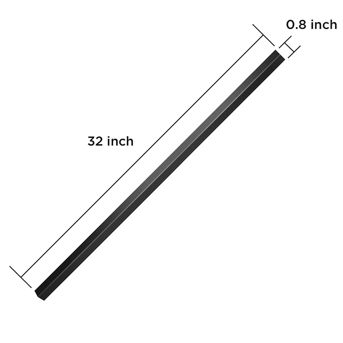 101 Pack 32" Black Metal Balusters F91078