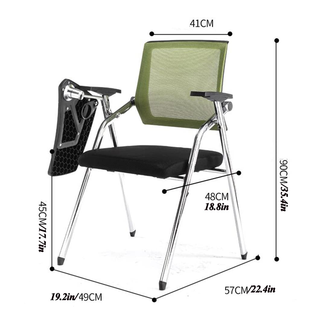 Orange Mesh Foldable Student Chair with Desk and Cup Holder U36898