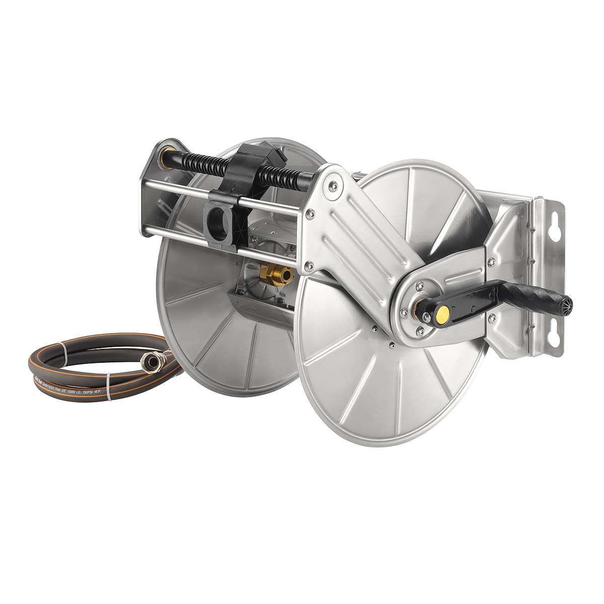 Wall Mounted Stainless Steel Garden Hose Reel V5300