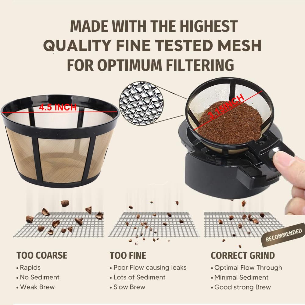 Reusable Coffee Basket Filter 2PCS B576