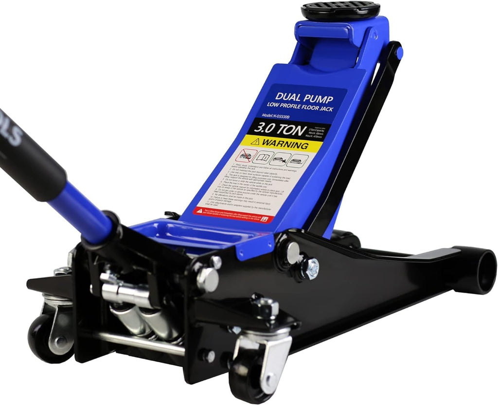 3 Ton Low Profile Steel Hydraulic Floor Jack E51605