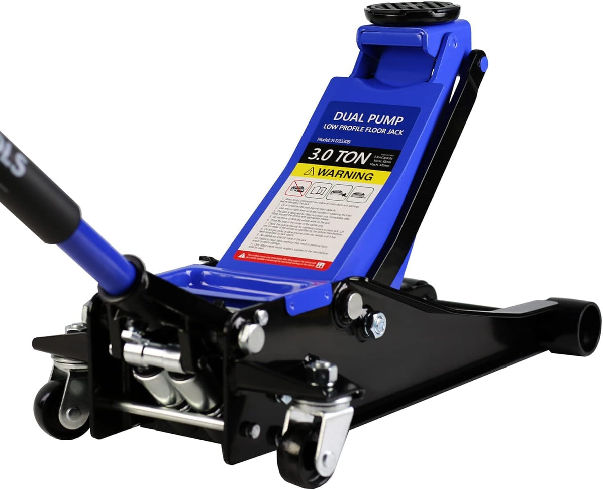 3 Ton Low Profile Steel Hydraulic Floor Jack E51605