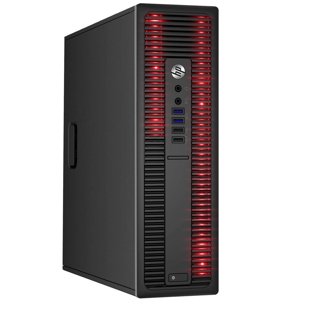 Custom Built RGB Lights PC with 24 Inch Monitor Intel Core i5 16GB RAM 512GB SSD H445916
