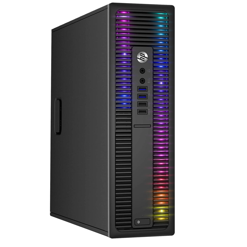 Custom Built RGB Lights PC with 24 Inch Monitor Intel Core i5 16GB RAM 512GB SSD H445916