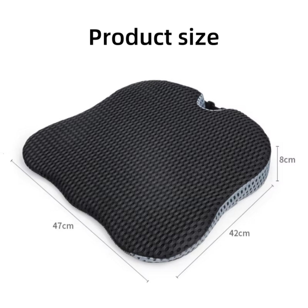 Grey Memory Foam Car Seat Booster Cushion I808957