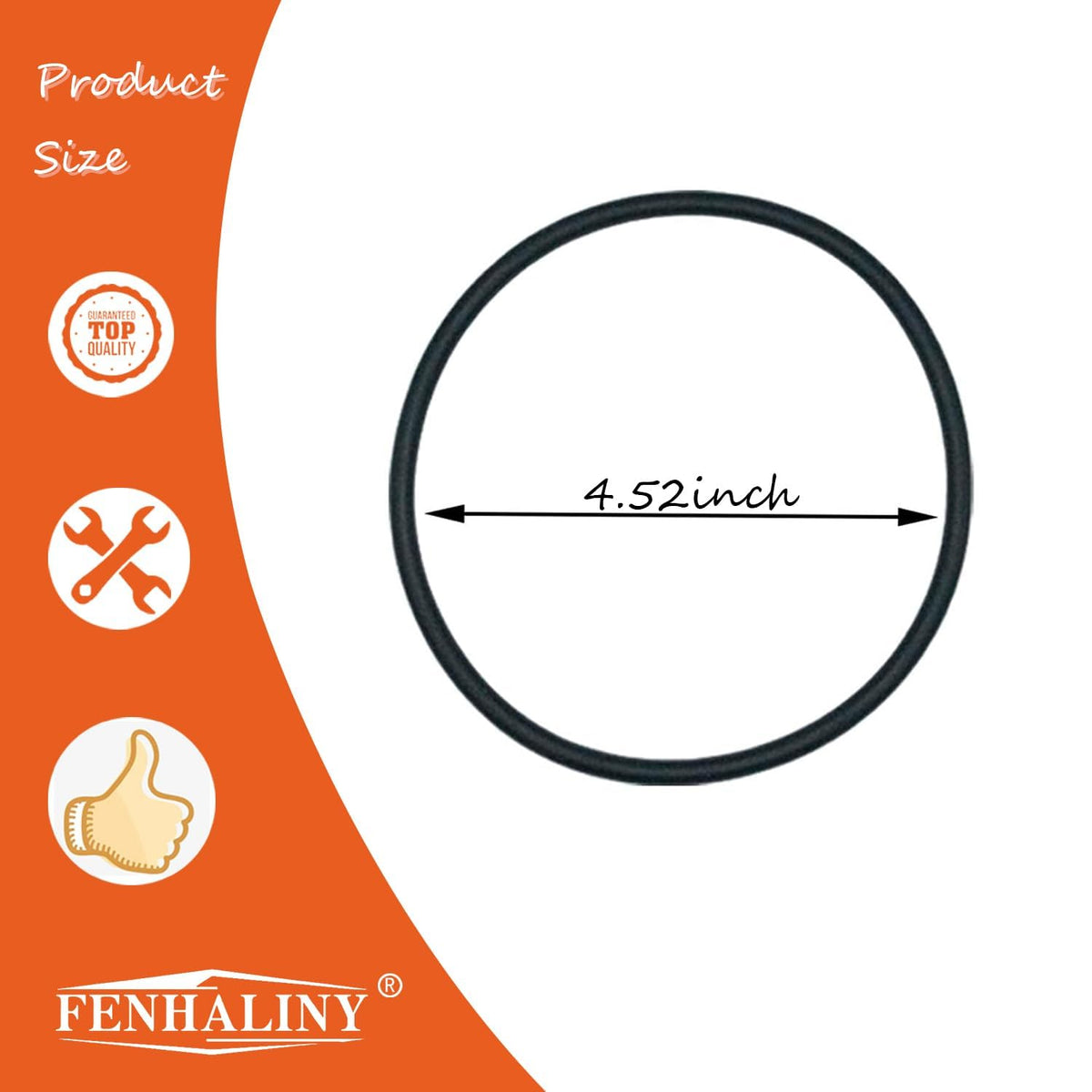 Black Rubber O-Rings 4 Pack F786801