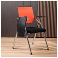 Orange Mesh Foldable Student Chair with Desk and Cup Holder U36898