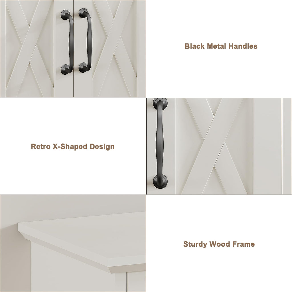 Small Medicine Cabinet with Towel Bar and 3 Hooks R445969