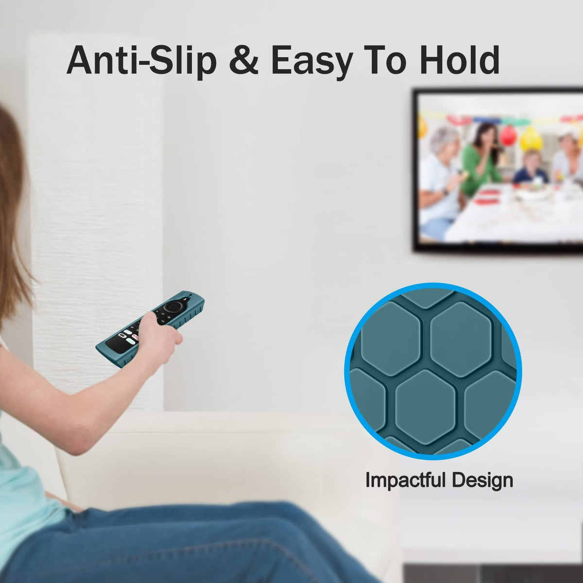 Silicone Case for Fire TV Alexa Voice Remote Enhanced Z4382