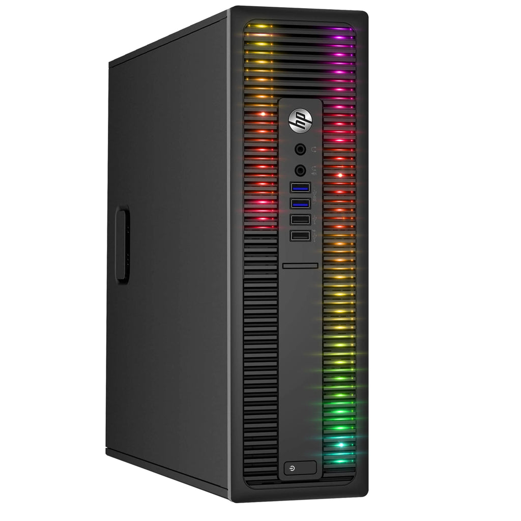 Custom Built RGB Lights PC with 24 Inch Monitor Intel Core i5 16GB RAM 512GB SSD H445916