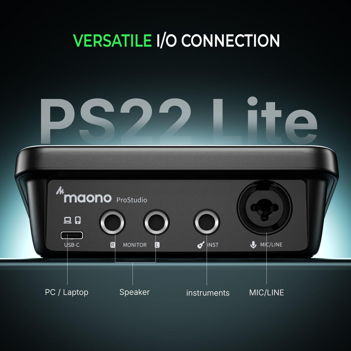 USB Audio Interface for Guitar & Vocals H356006