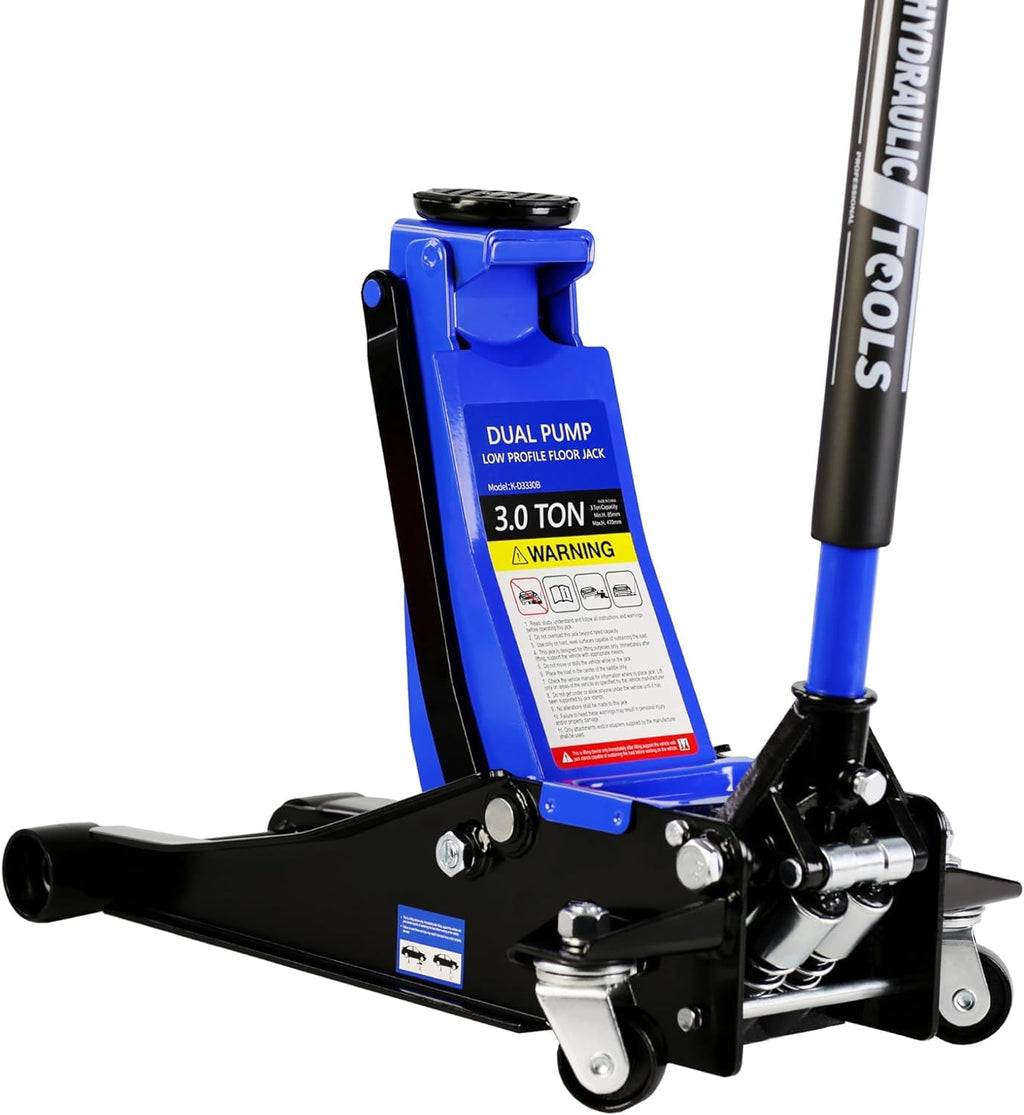 3 Ton Low Profile Steel Hydraulic Floor Jack E51605