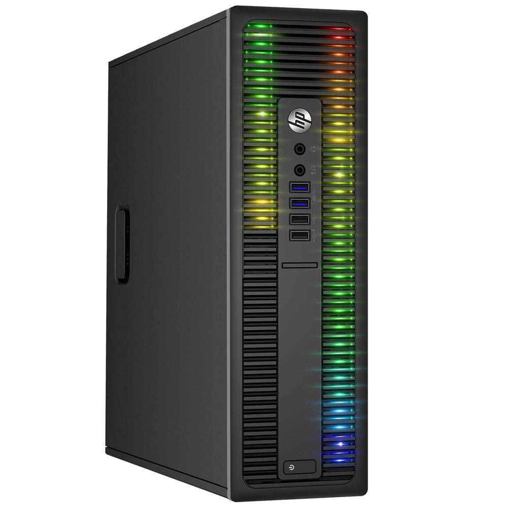 Custom Built RGB Lights PC with 24 Inch Monitor Intel Core i5 16GB RAM 512GB SSD H445916