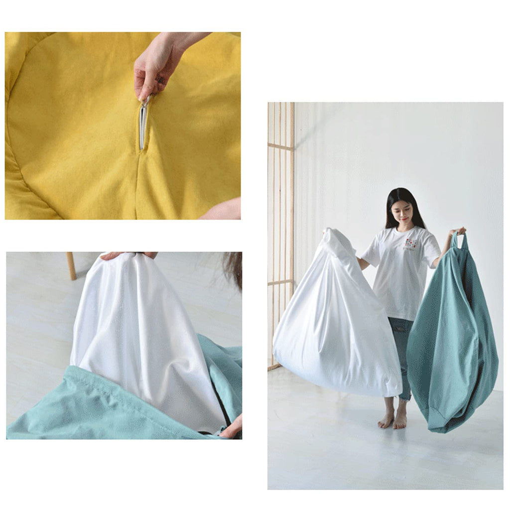 Yellow Washable Bean Bag Chair Cover I965353