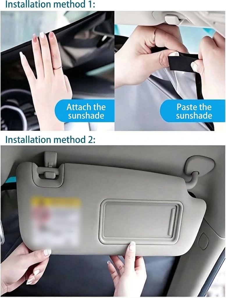 Car Windshield Sun Shade Graphene UV Protection F676369
