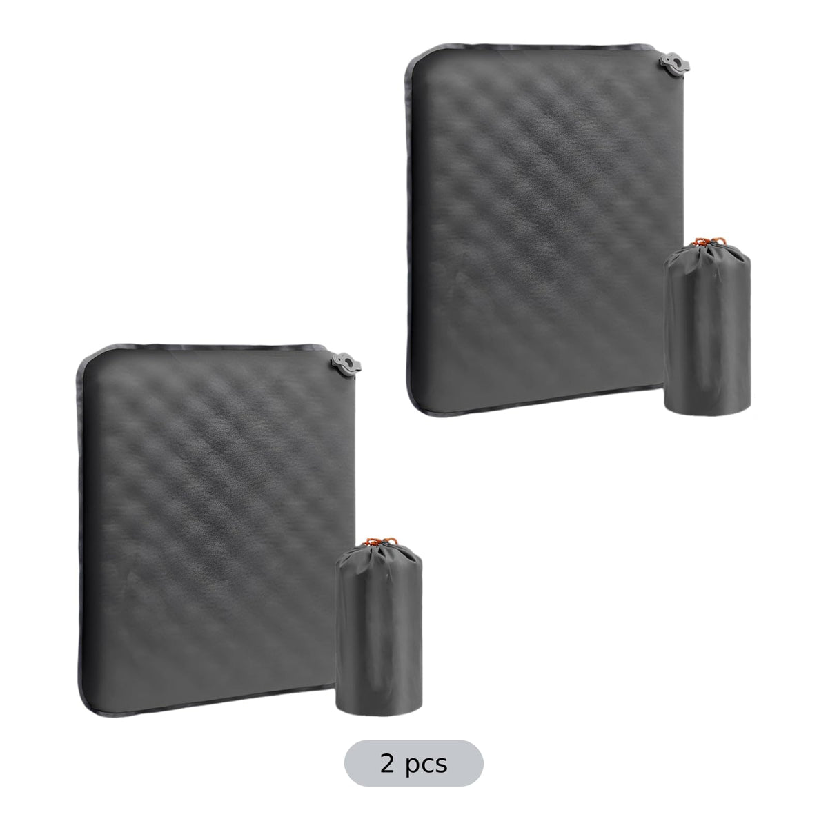 2 Pcs Inflatable Seat Cushion, 16.9 x 13 in Nylon TPU T7944