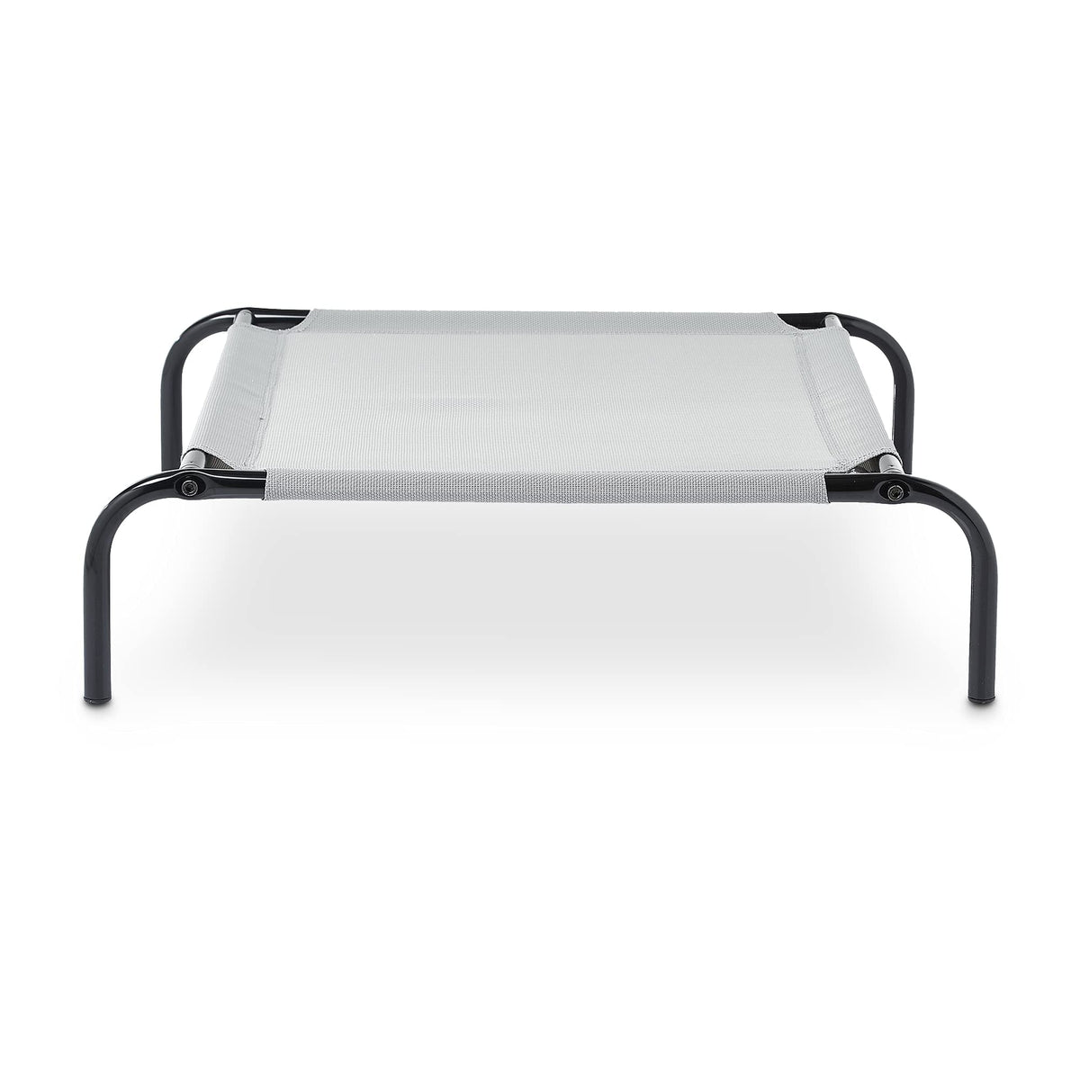 Elevated Dog Bed with Metal Frame, Grey V286946