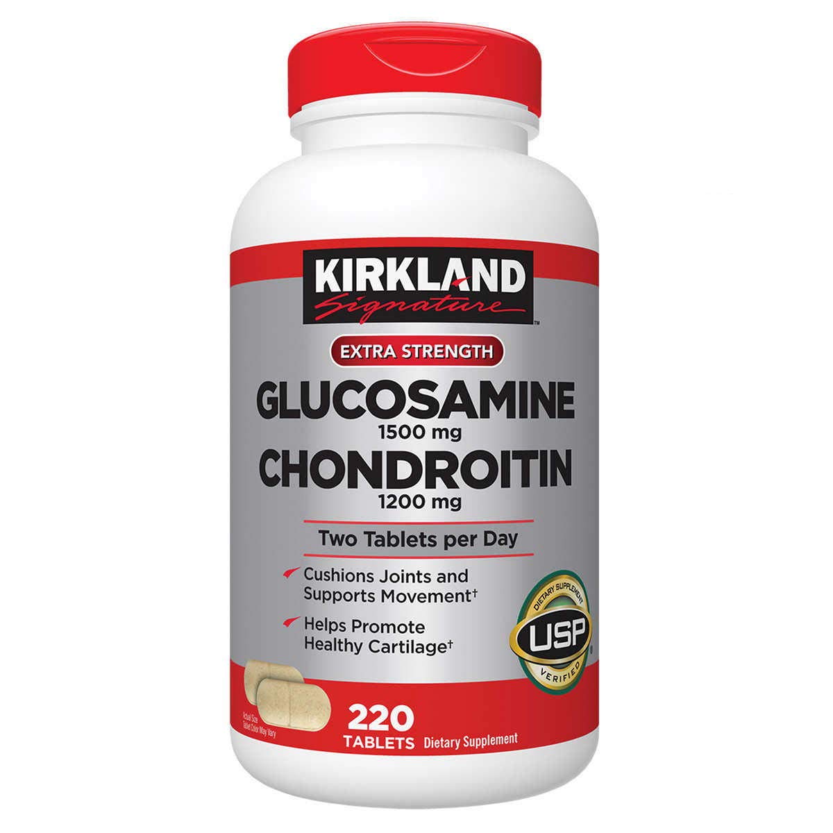Glucosamine & Chondroitin 220 Tablets 2 Pack U959167