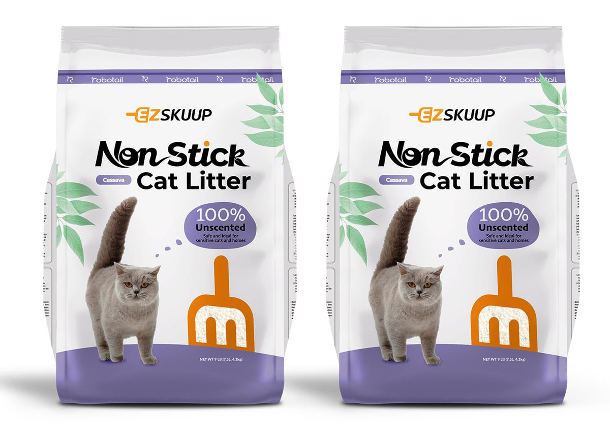 Non-Stick Clumping Cat Litter 18 lbs 2 Pack L396588
