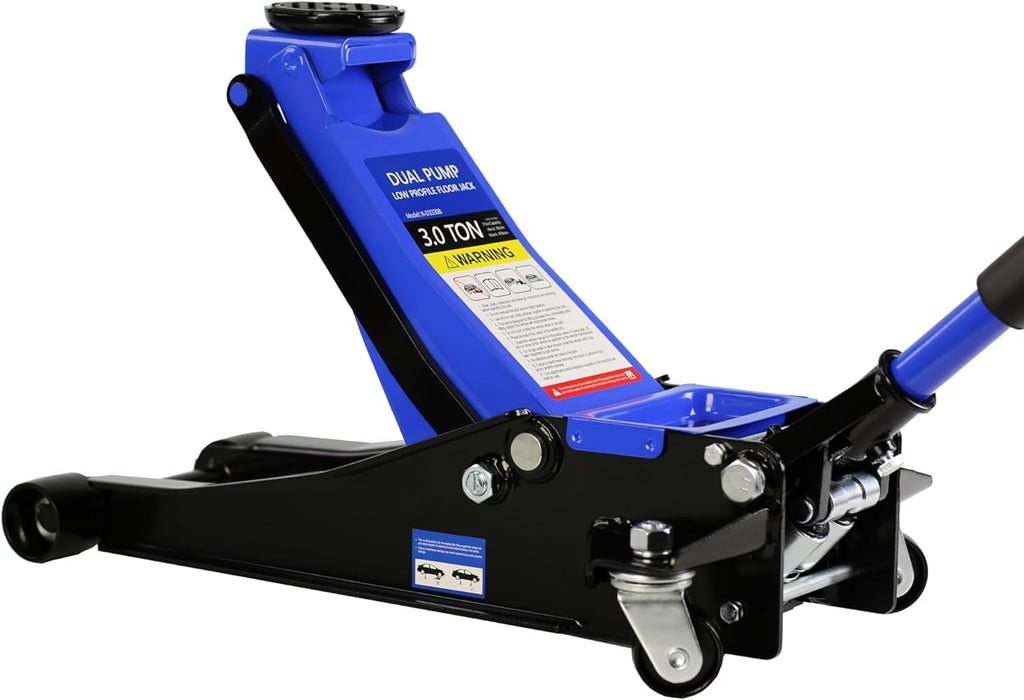 3 Ton Low Profile Steel Hydraulic Floor Jack E51605