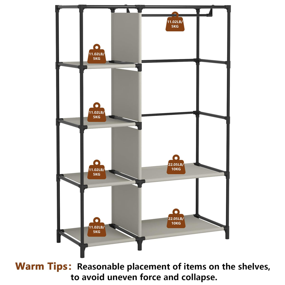 Portable Closet Organizer U56089