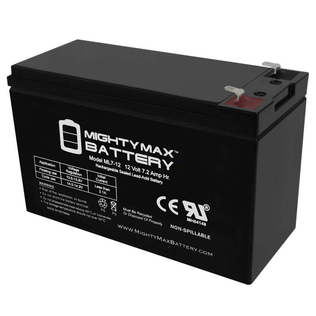 12 Volt 7.2 AH SLA Battery A969