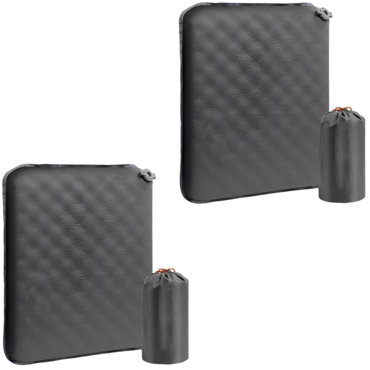 2 Pcs Inflatable Seat Cushion, 16.9 x 13 in Nylon TPU T7944