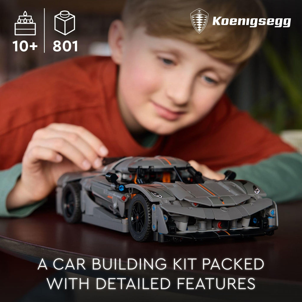 Grey Hypercar Building Set X354