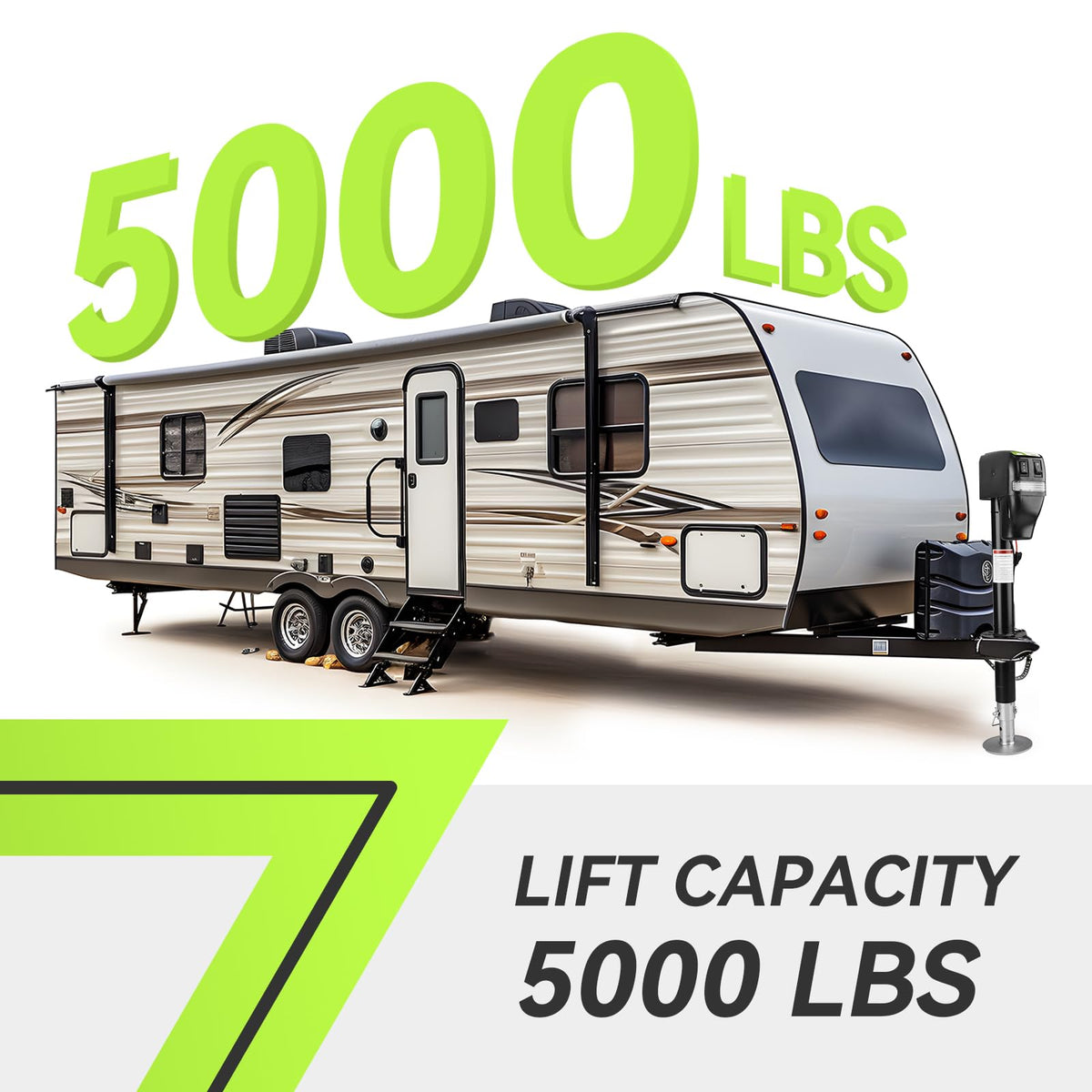 Electric A-Frame Trailer Jack 18" Lift N56993