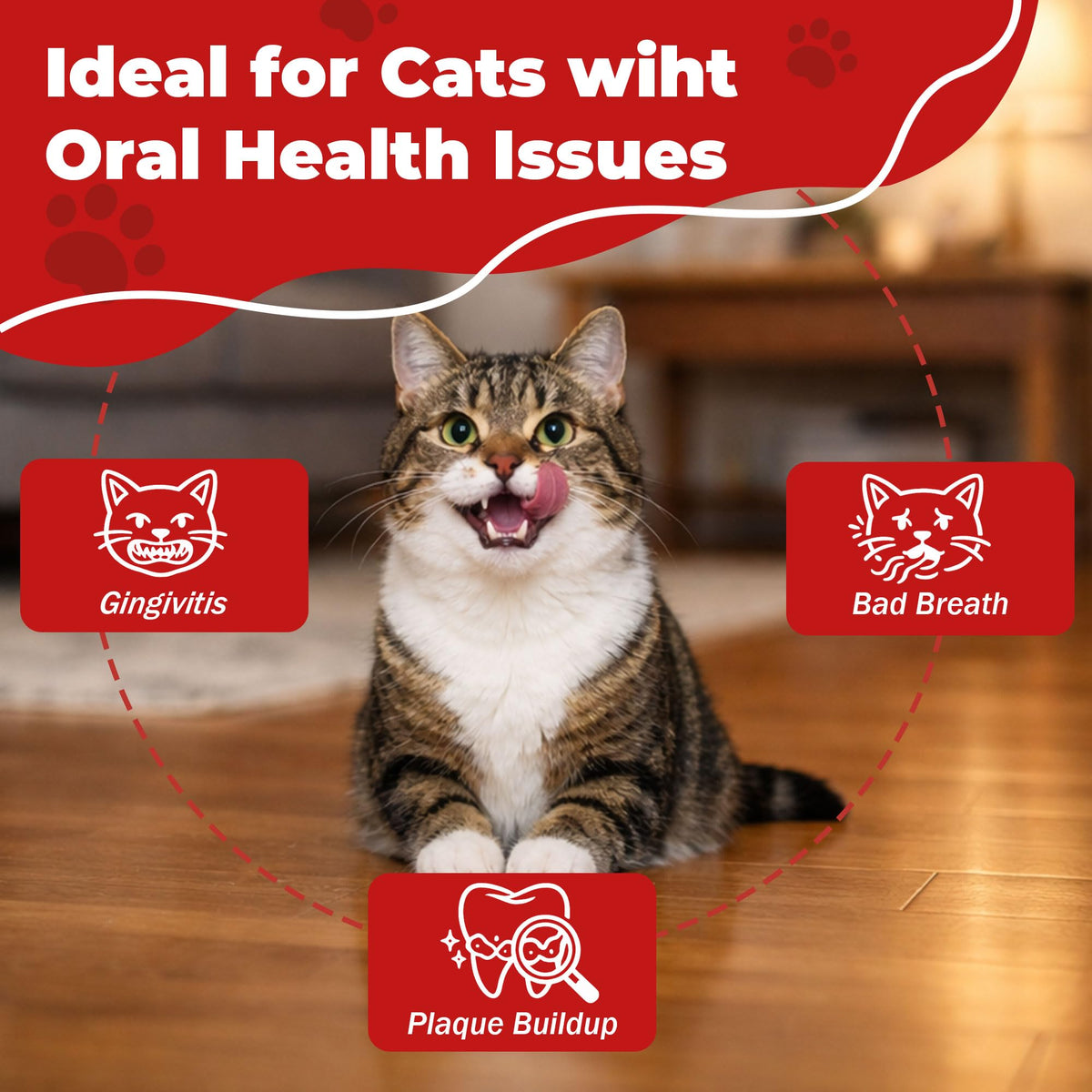 Cat Dental Care Tablets U4300
