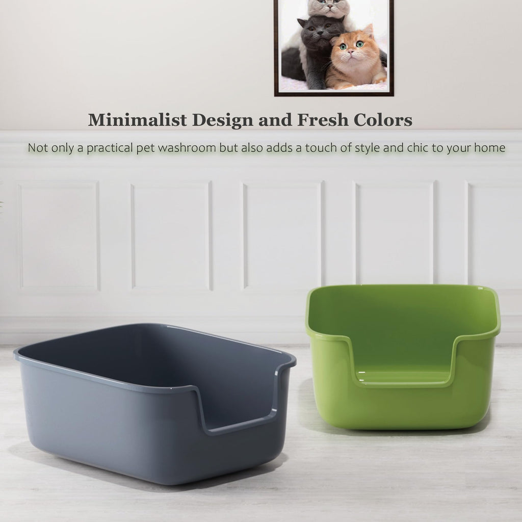 Large High Sided Anti-Splashing Cat Litter Box L53239