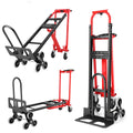Heavy Duty 1000LBS 3 in 1 Convertible Folding Hand Truck Dolly Cart with Solid Wheels Z323441