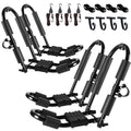 2 Pair Folding Adjustable Kayak Roof Rack Y52306