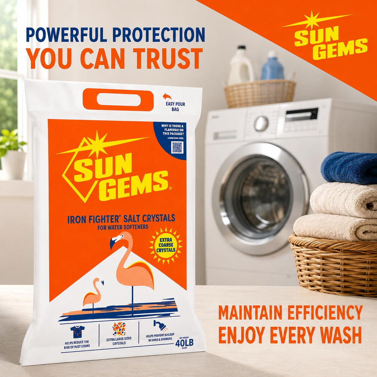 40 lb Extra Coarse Water Softener Salt Crystals I230998