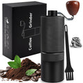 Manual Coffee Grinder Detachable Stainless Steel Conical Burr Black H8936