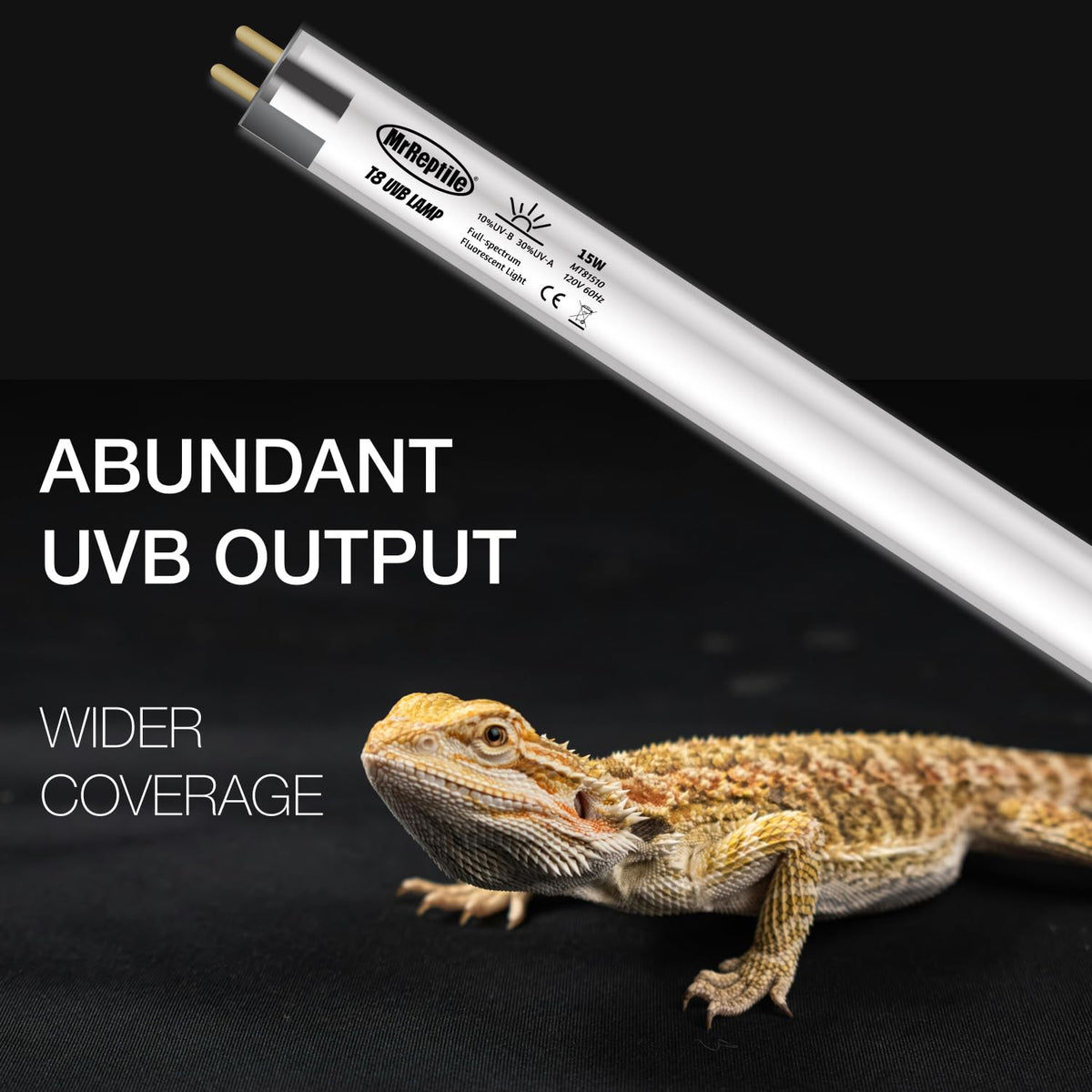 15W UVB Reptile Light Kit 18 inches F25576