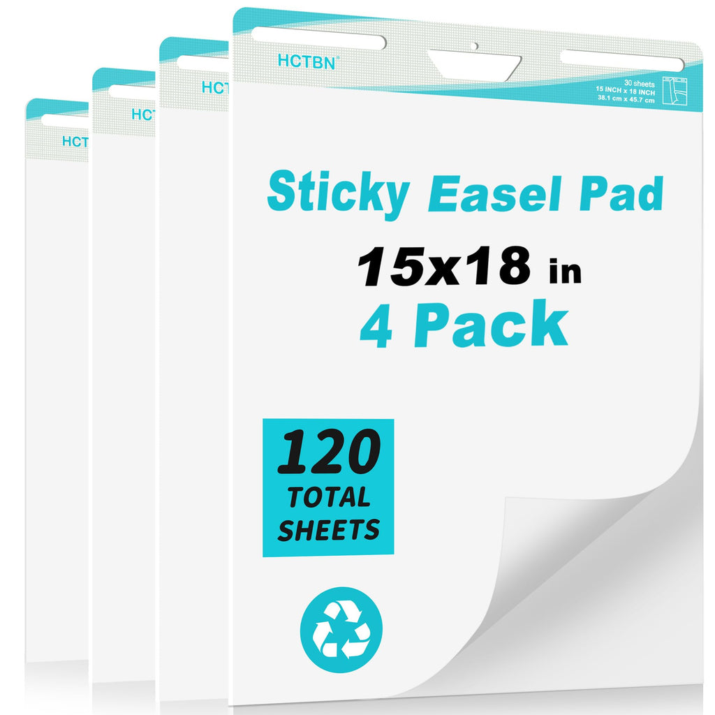 120 Sheets Self-Stick Mini Easel Pad 15 X 18 in Y94322