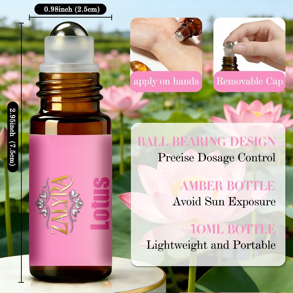 Lavender&Lotus Essential Oil 4 Fl Oz+0.33 Fl Oz W3504