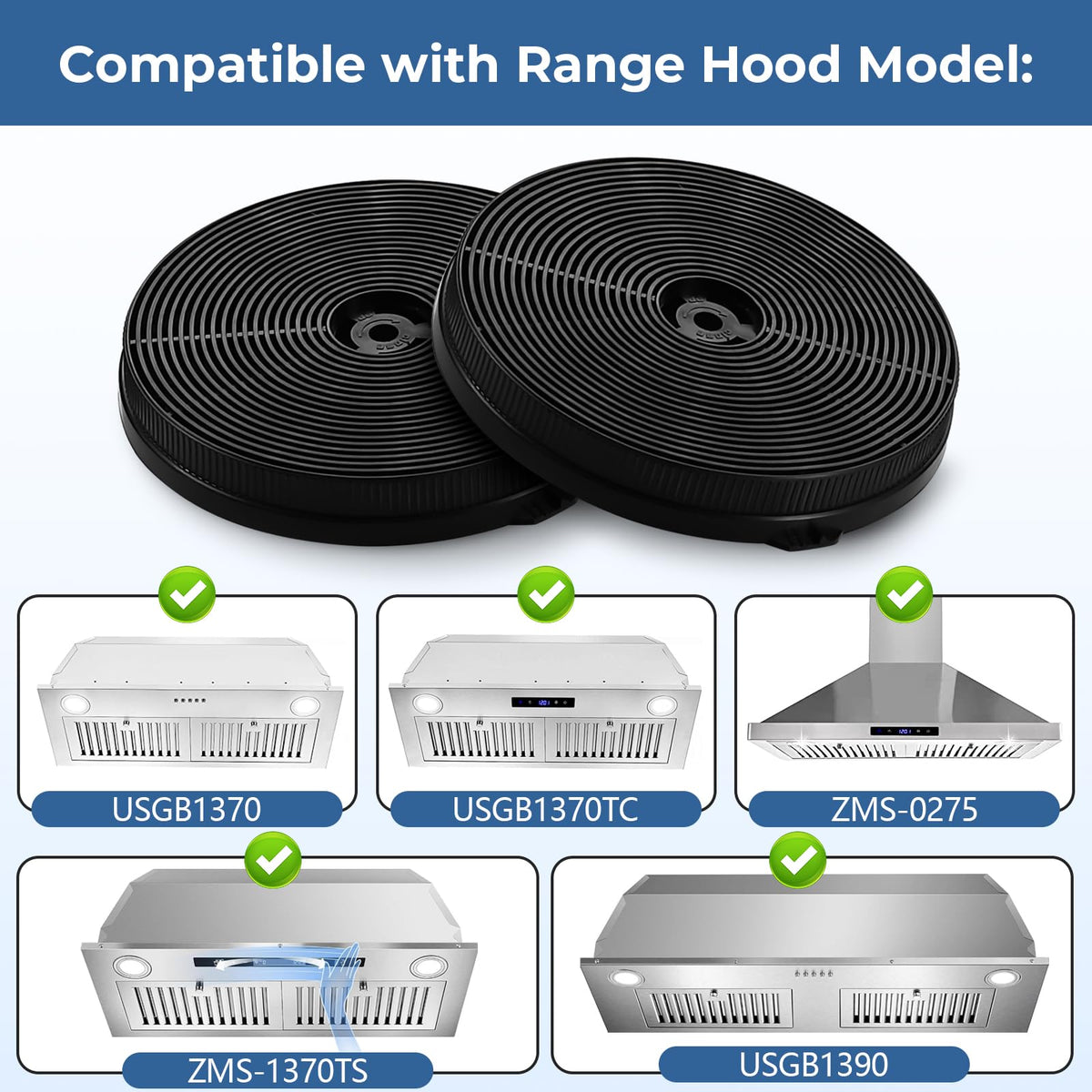 Carbon Filter for Range Hood Z476