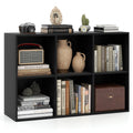 Black 6-Cube 3-Tier Bookcase X94125