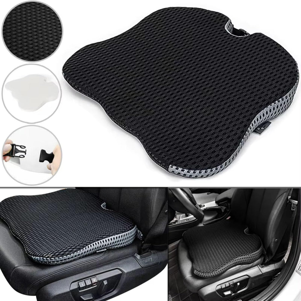Grey Memory Foam Car Seat Booster Cushion I808957