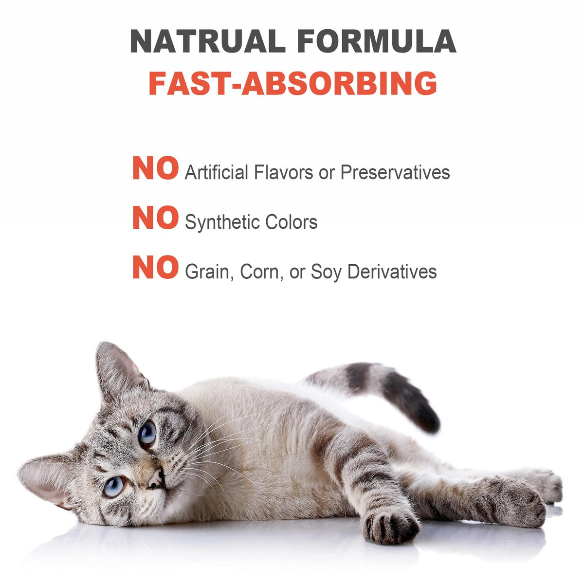 Hairball Control Soft Chews for Cats, Chicken Flavor, 100 Count T320