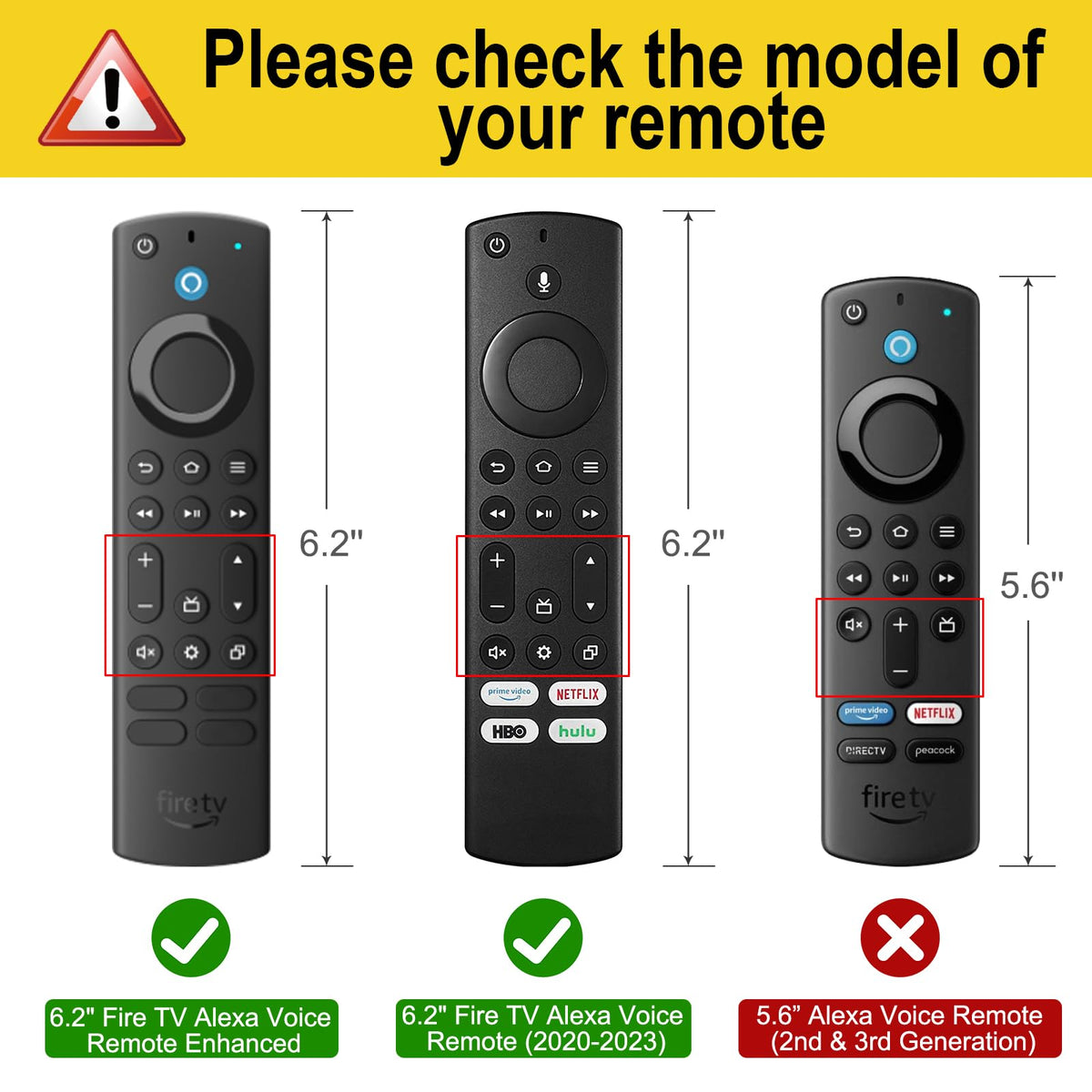 Silicone Case for Fire TV Alexa Voice Remote Enhanced Z4382