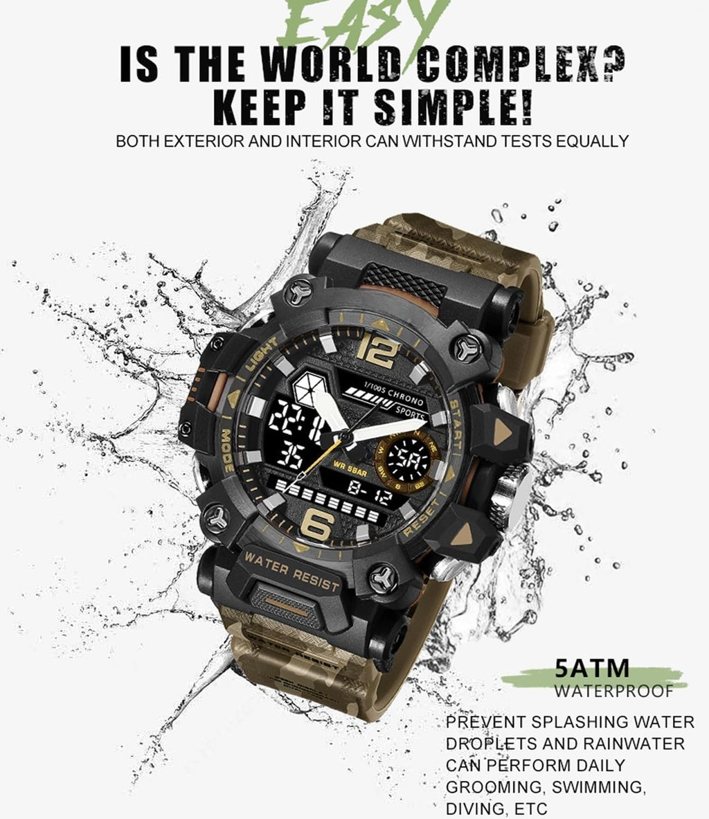 Water Resistant LED Digital Wrist Watch I96400
